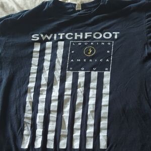 Switchfoot Tour T-Shirt in Navy and White